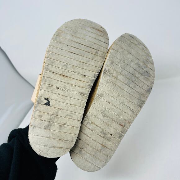 Vince Pebble Leather Thong Sandal Flip Flop - 6 - Picture 5 of 7